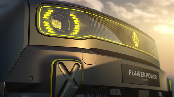слободоумен - концепт за моќност на цветот R4 - Renault
