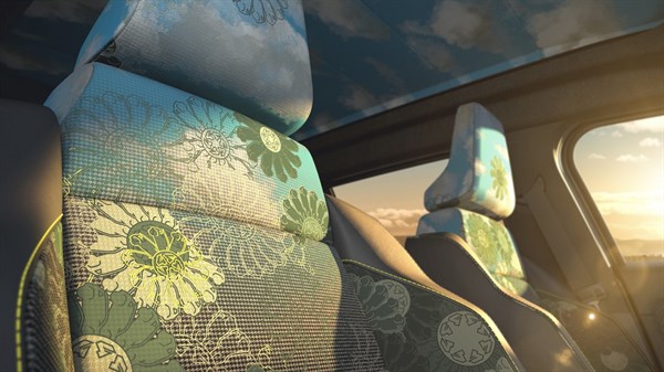 постава на кровот - R4 flower power concept - Renault