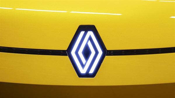 светлосно лого - електричен прототип на Renault 5 E-Tech