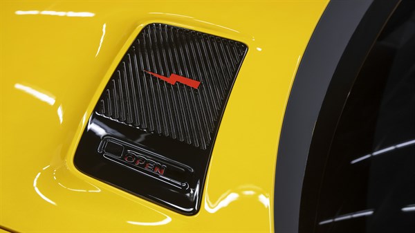 капаче за полнење - електричен прототип на Renault 5 E-Tech