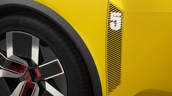 странична решетка - електричен прототип на Renault 5 E-Tech
