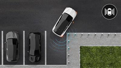 Megane E-Tech 100% електричен – странична помош за паркирање
