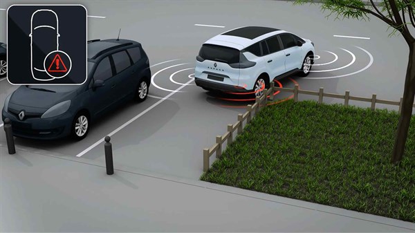 Помош при паркирање на Renault 